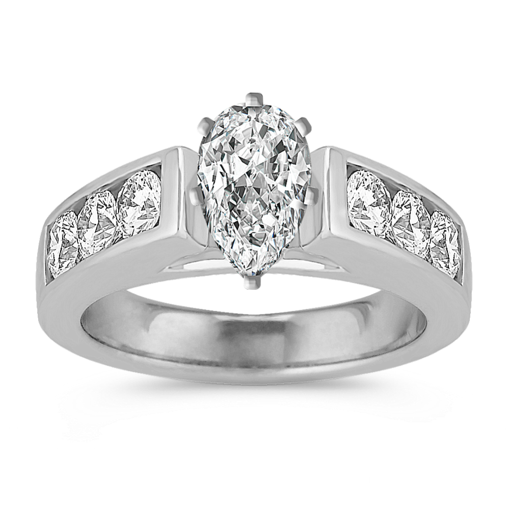 Orchestra Diamond Engagement Ring with Channel-Setting