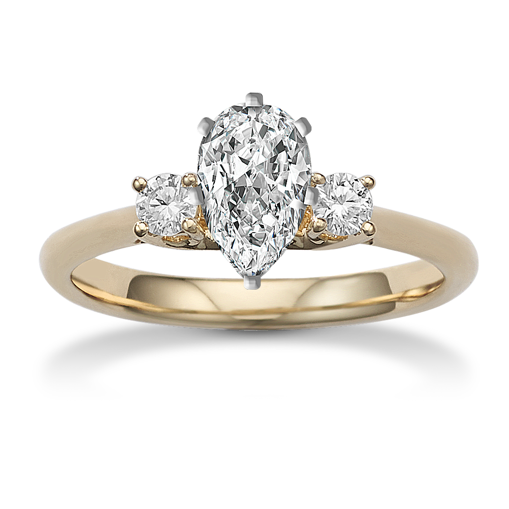 Trinity 1/5 ct. Three Stone Diamond Engagement Ring