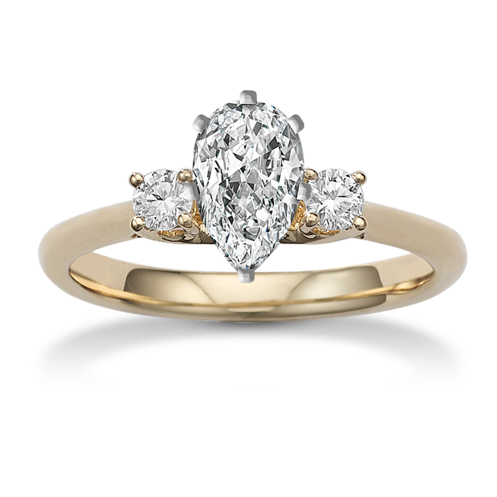 Epoch Engagement Ring 0.15 tcw Diamond Accents Shane Co