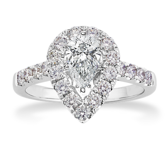 Showstopper Engagement Ring for 1 ct Pear