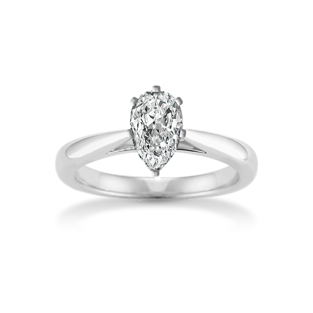 Modena Cathedral Engagement Ring in Platinum