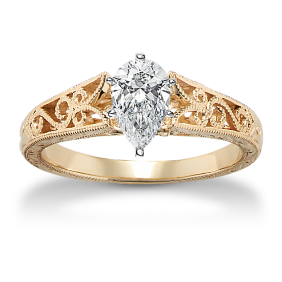 June Cathedral Engagement Ring