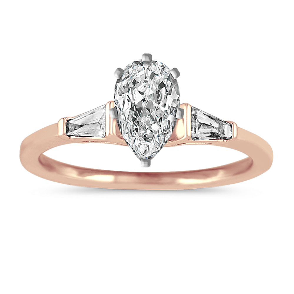 Elysee Three-Stone Engagement Ring