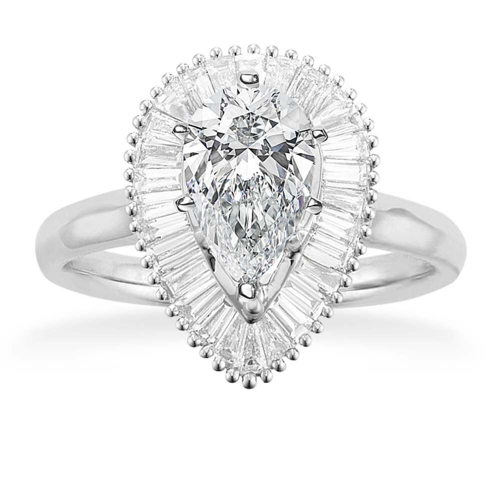 Leona Halo Engagement Ring