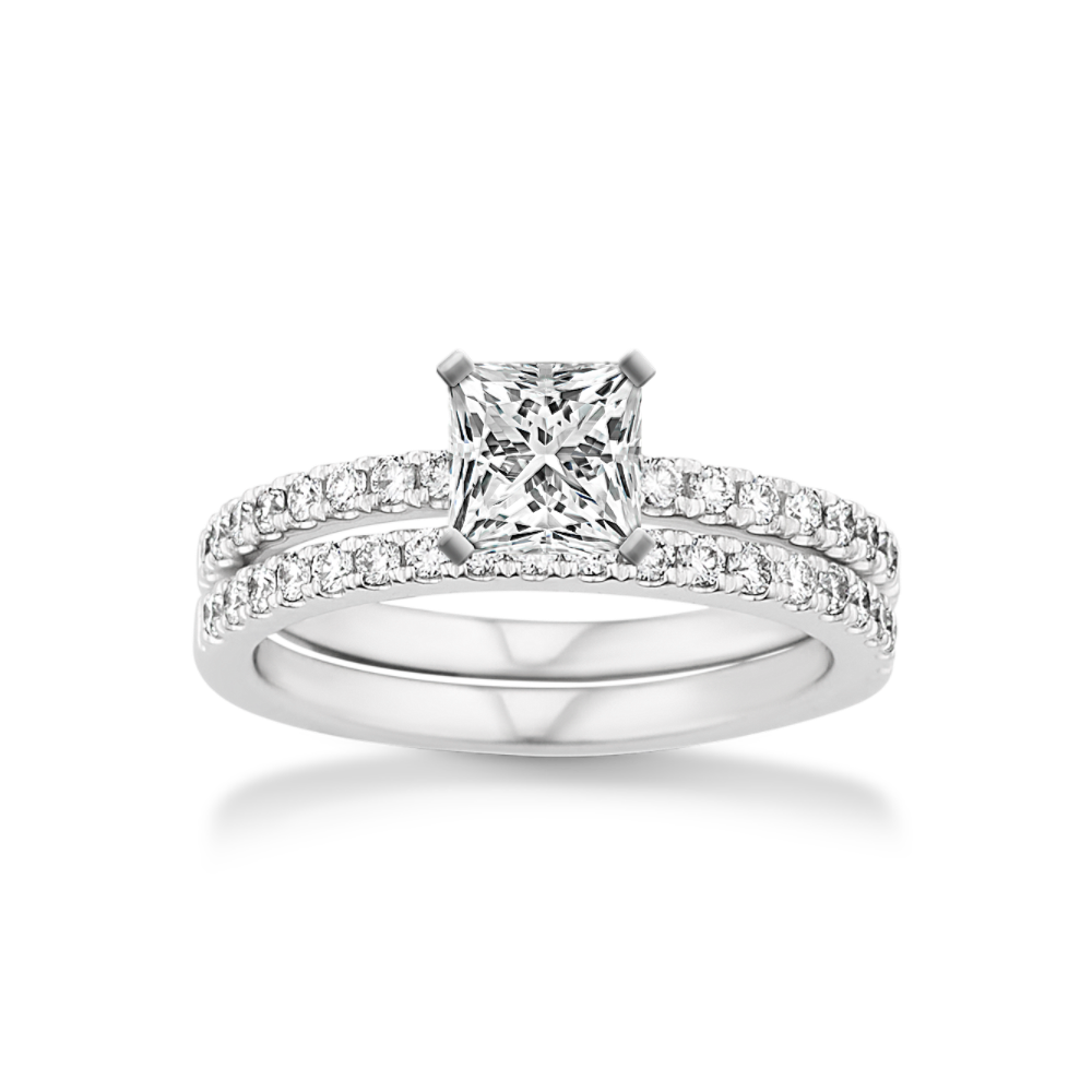 Skylar 10ct Princess Cut Diamond Ring