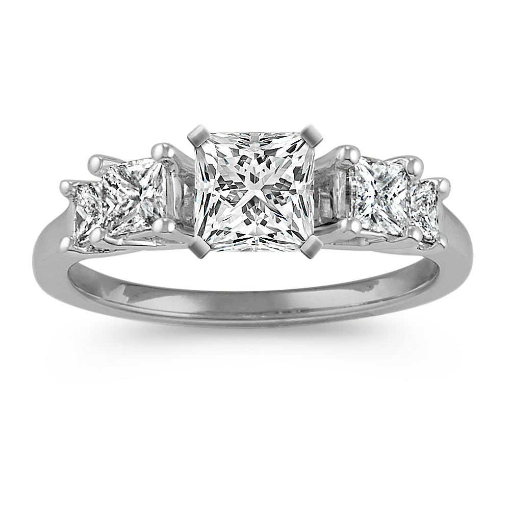 Shane co princess cut top engagement rings