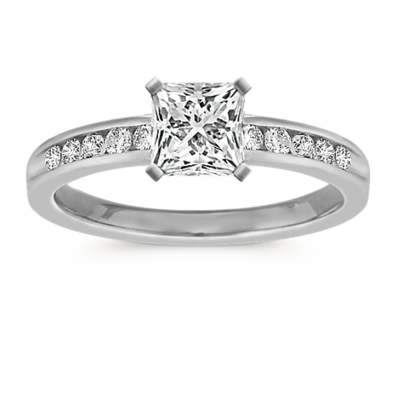 Broadway Diamond Engagement Ring in Platinum