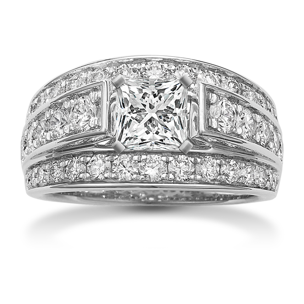 Shaina Triple Row Engagement Ring