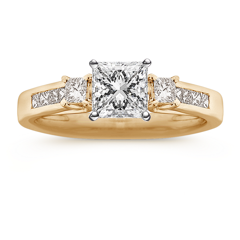 Winslet Three-Stone Engagement Ring