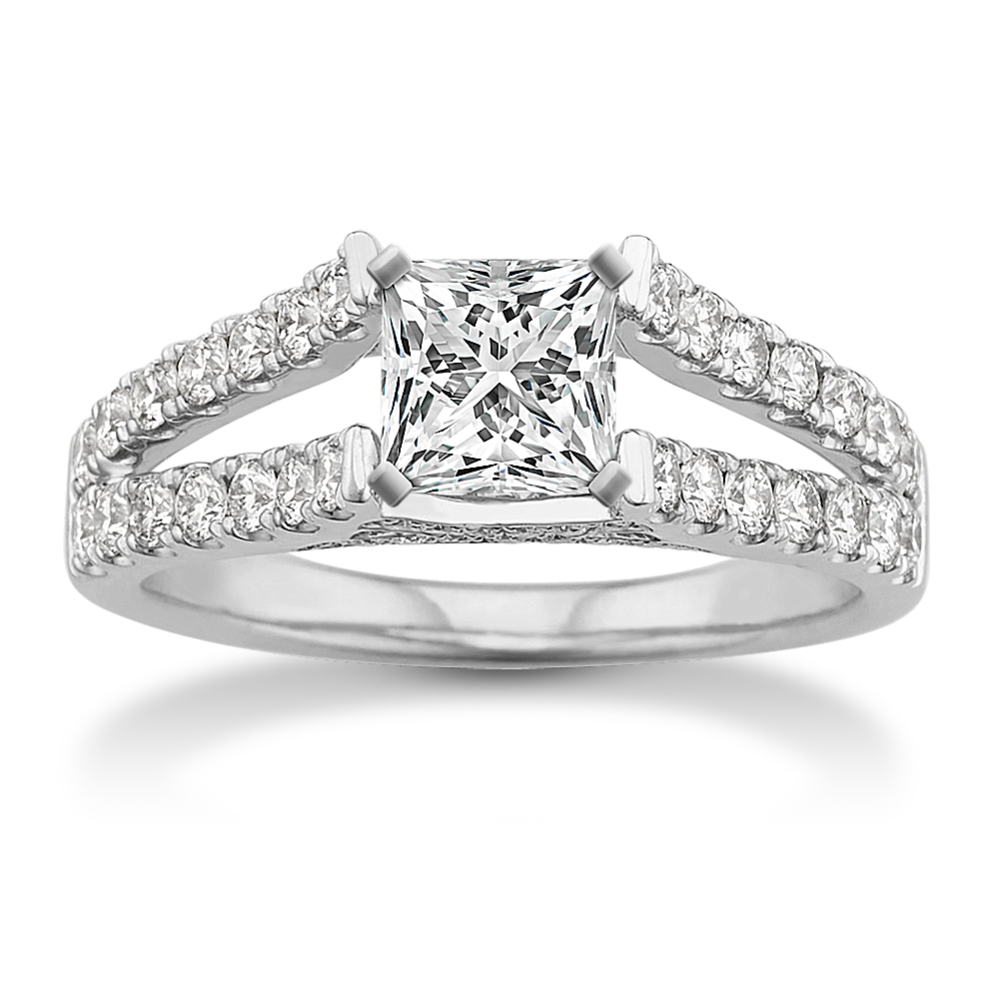 Althea Split-Shank Engagement Ring