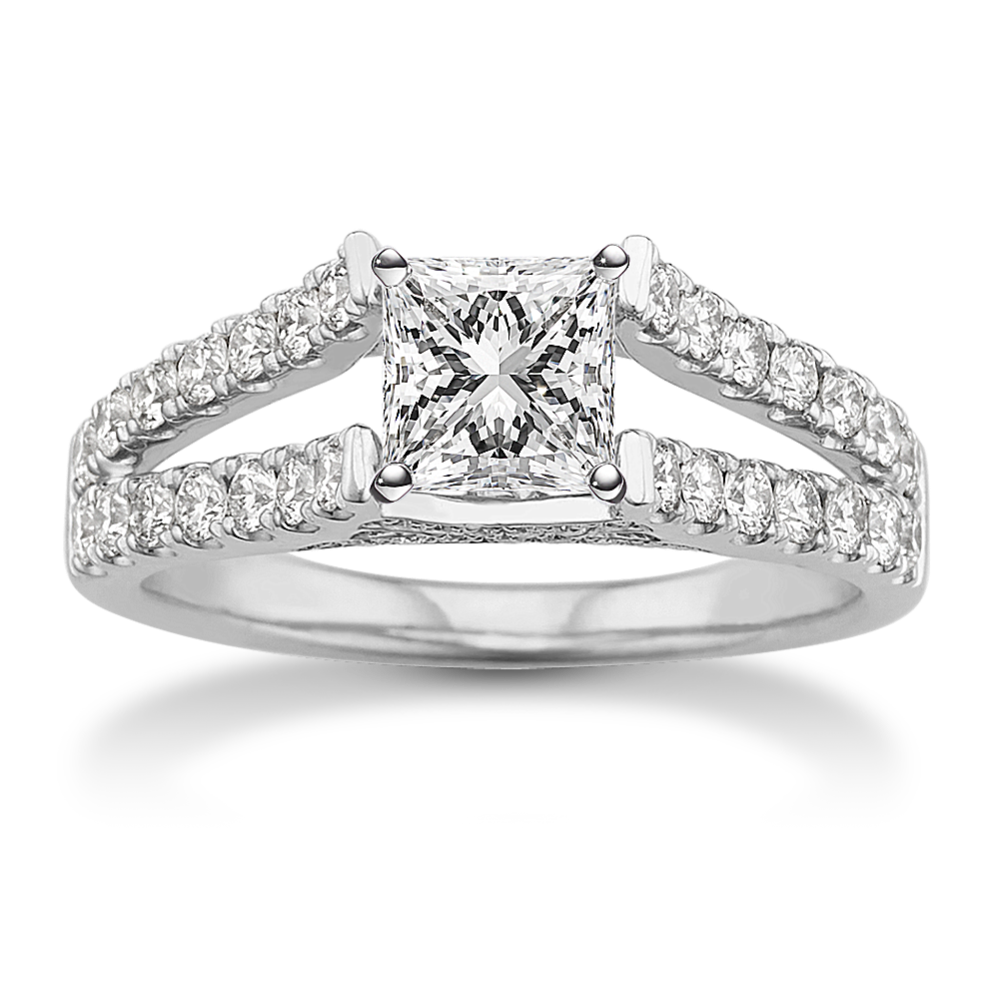 Althea Split-Shank Engagement Ring