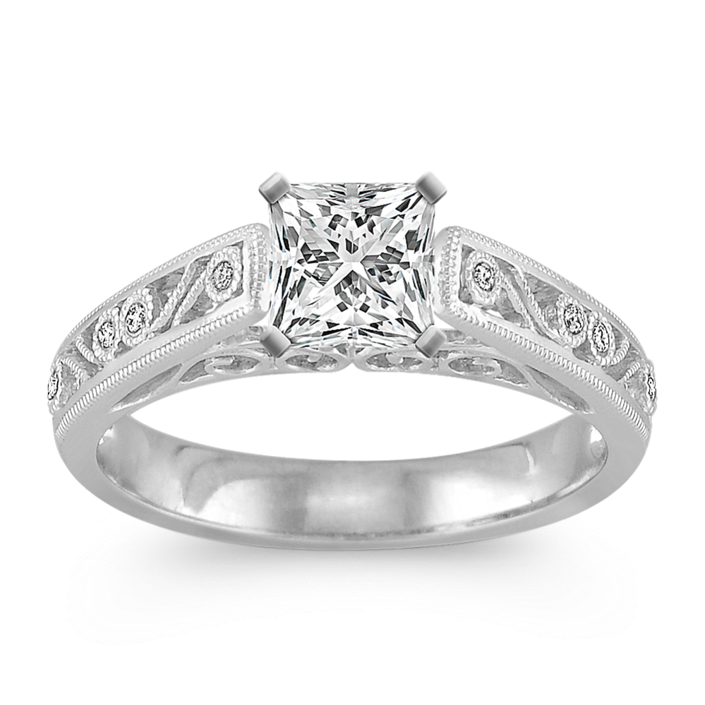 Scrollwork engagement ring shop