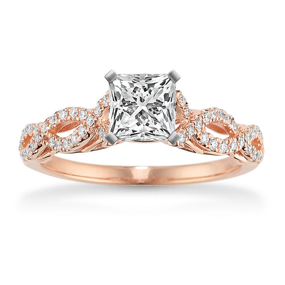 Infinity engagement ring sale