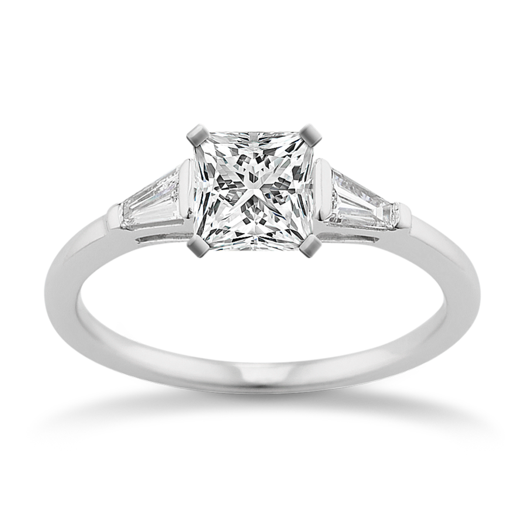 Elysee Three-Stone Engagement Ring