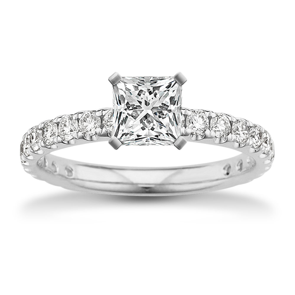Chanson Pave Engagement Ring