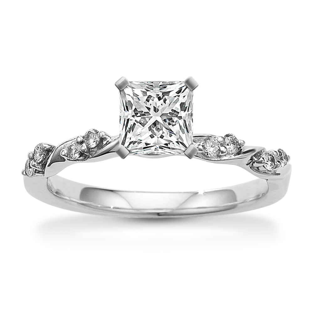 Infinite Love Engagement Ring in Platinum
