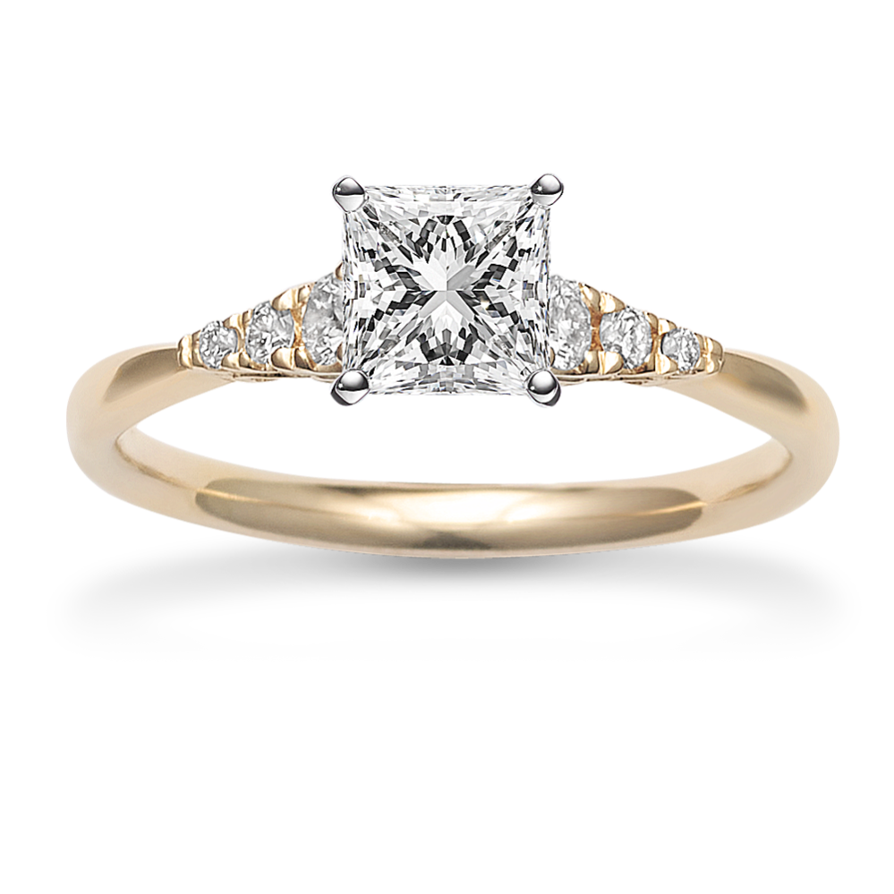 Lucette Cathedral Engagement Ring