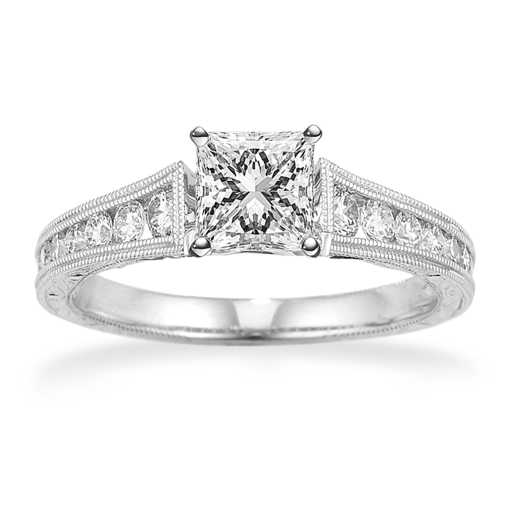 Avalon Engagement Ring (0.45 tcw Diamond Accents)