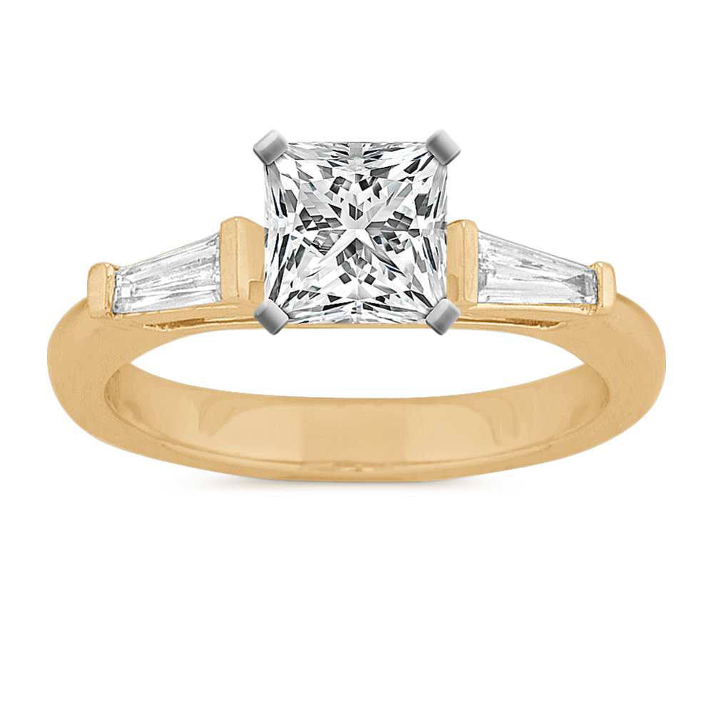 1.23 ct. Natural Diamond Engagement Ring in Yellow Gold