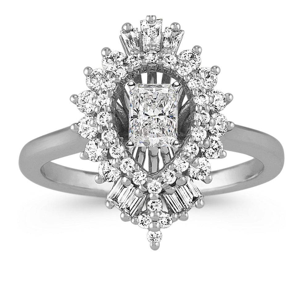 Gala Double Halo Engagement Ring
