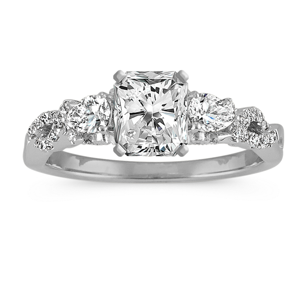 Saint-Germain Three-Stone Engagement Ring