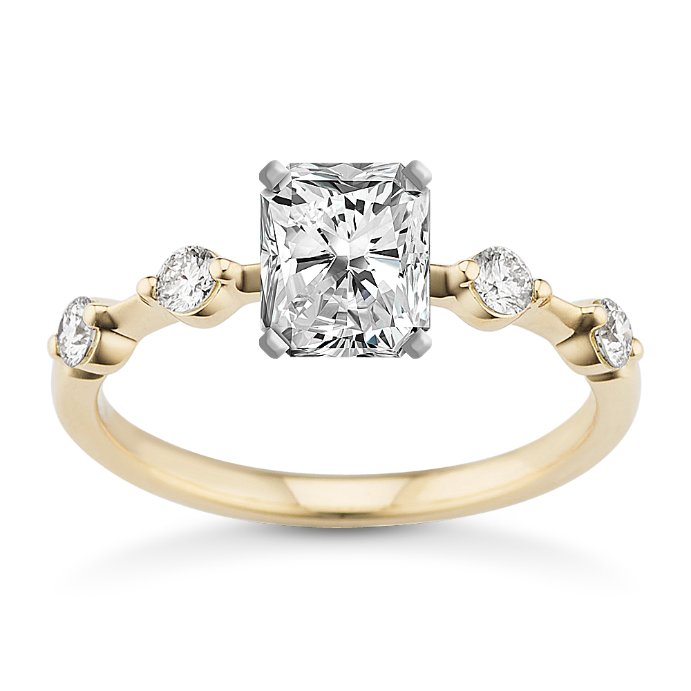 Orbit Classic Round Diamond Engagement Ring