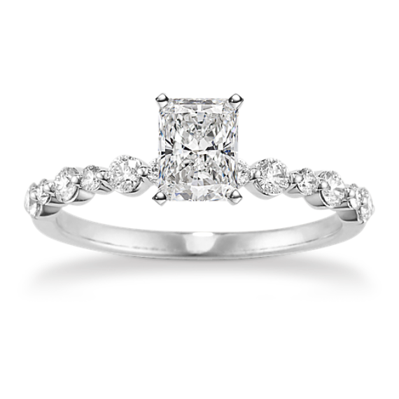 Delphine Engagement Ring (0.35tcw Diamond Accents)