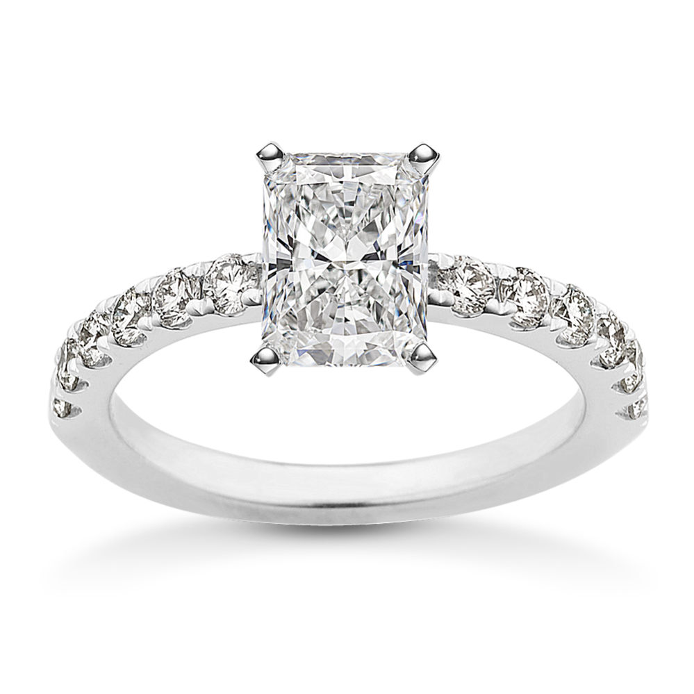 Diana Diamond Pave Engagement Ring