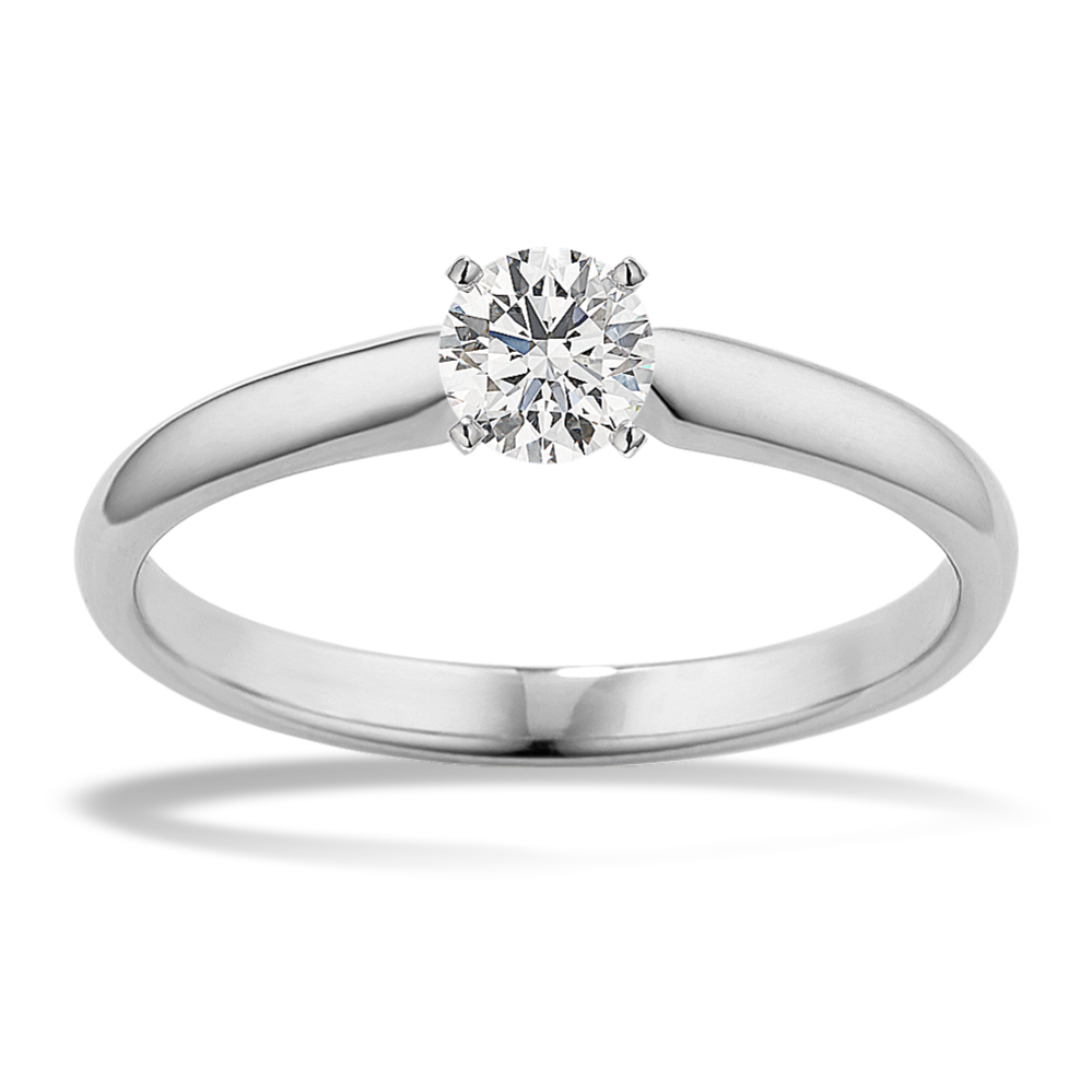 Luminary Solitaire Engagement Ring in Platinum
