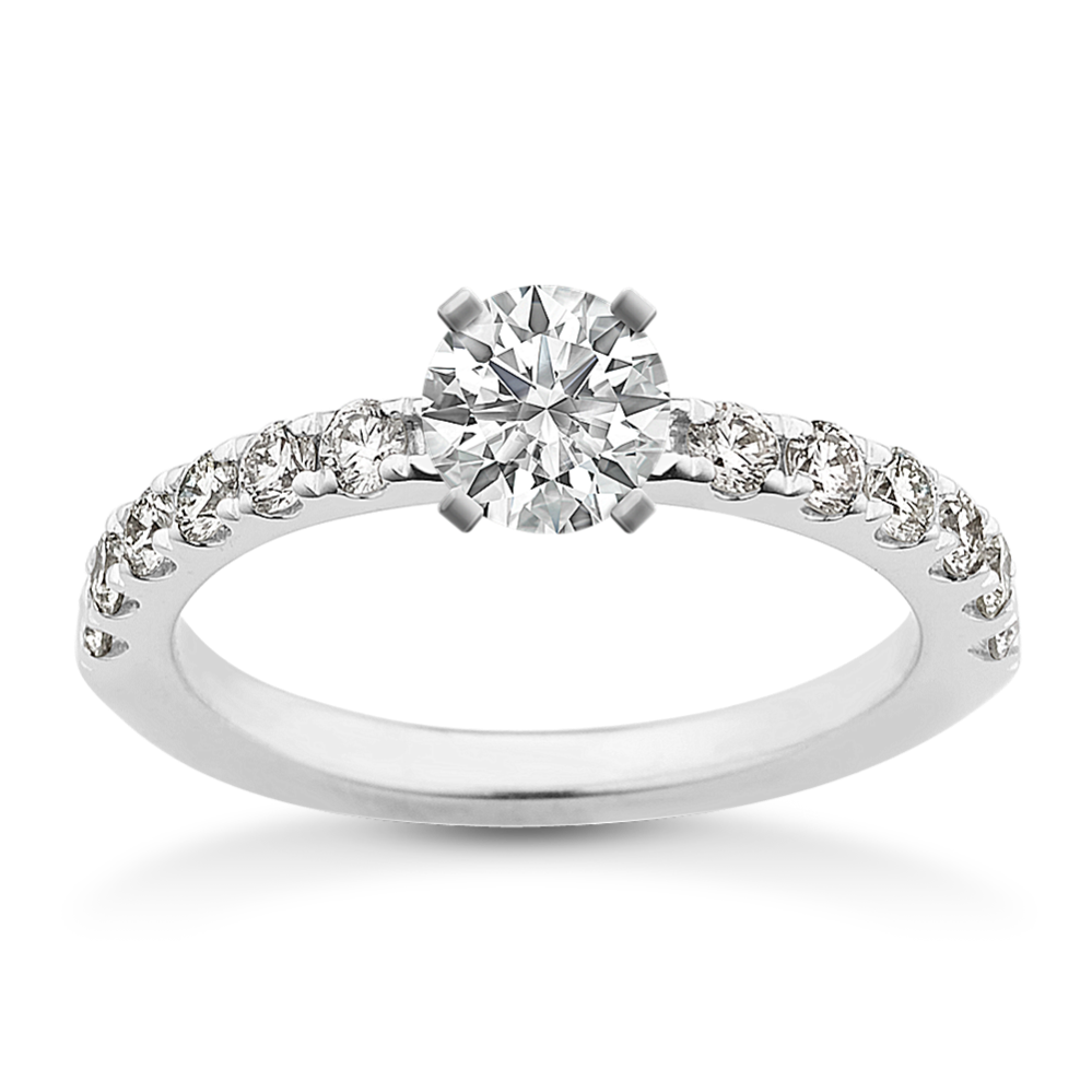 Diana Pave Engagement Ring
