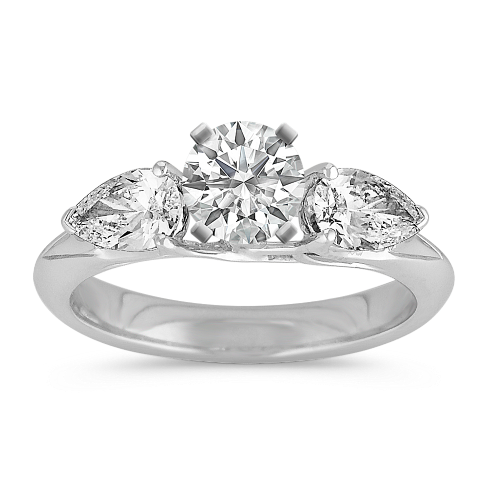 Ava Three-Stone Engagement Ring