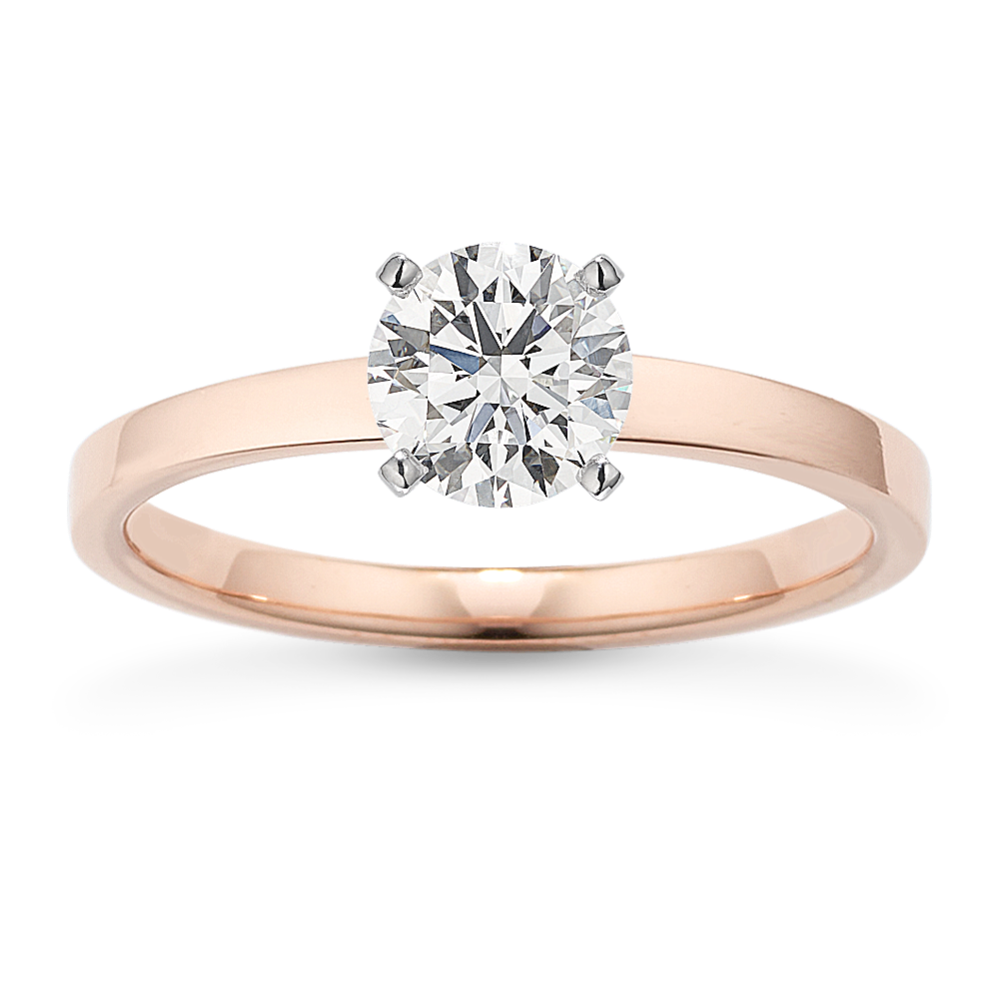 Modern Solitaire Engagement Ring