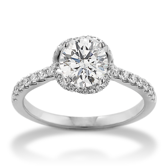 Forevermore Hidden Halo Engagement Ring