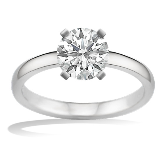 Solitaire Engagement Ring in Platinum