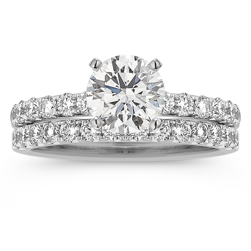 Diana Platinum Wedding Set
