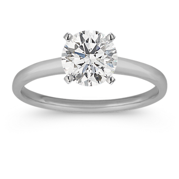 Luminary Solitaire Engagement Ring in Platinum