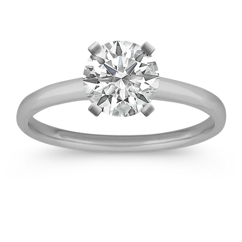 Luminary Solitaire Engagement Ring in Platinum