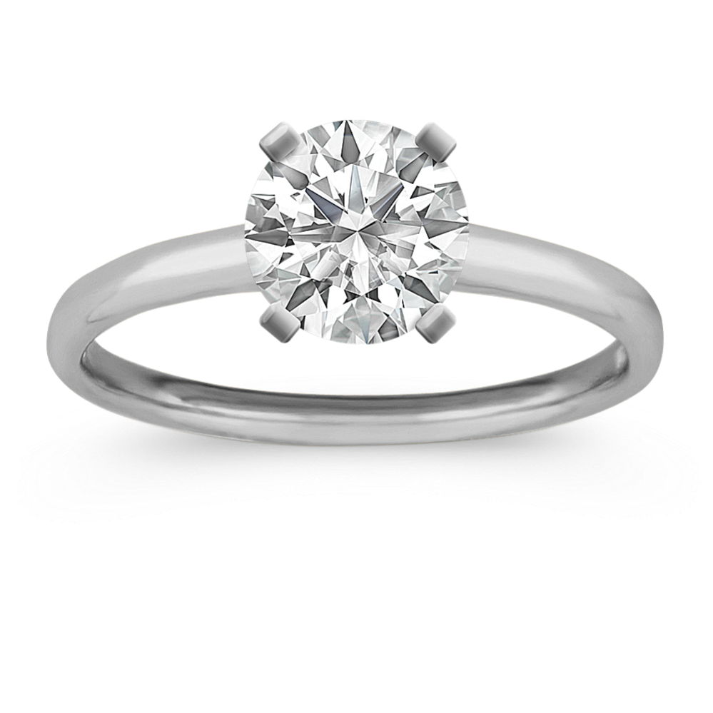 Luminary Solitaire Engagement Ring in Platinum