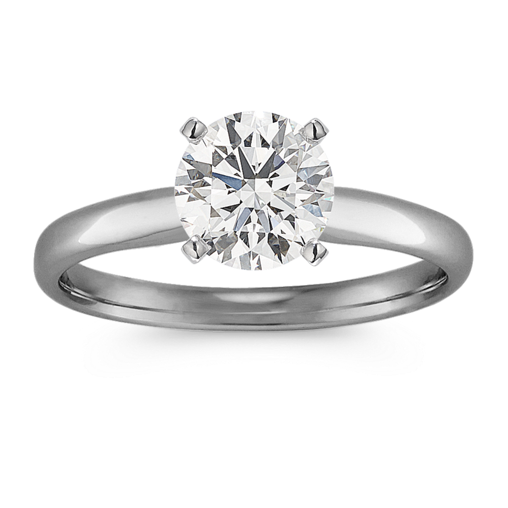 Solitaire Platinum Engagement Ring