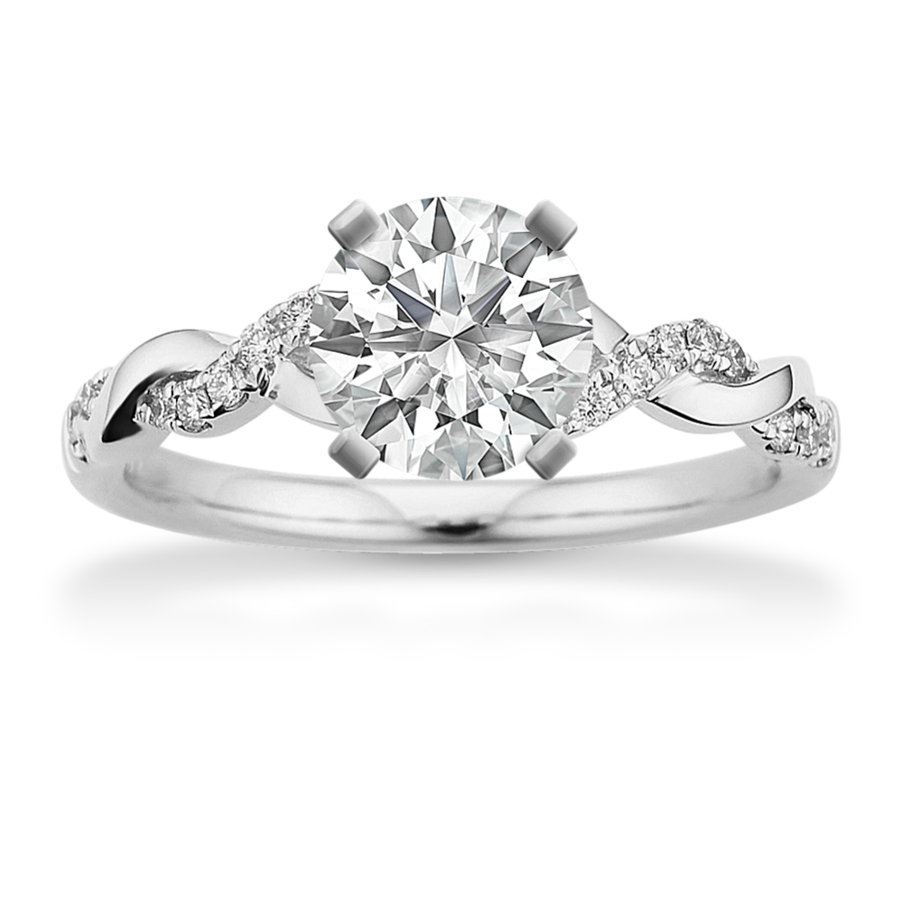 Willow Infinity Engagement Ring | Shane Co.