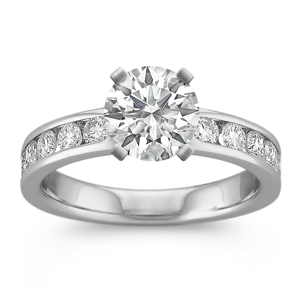 Hudson Round Diamond Engagement Ring