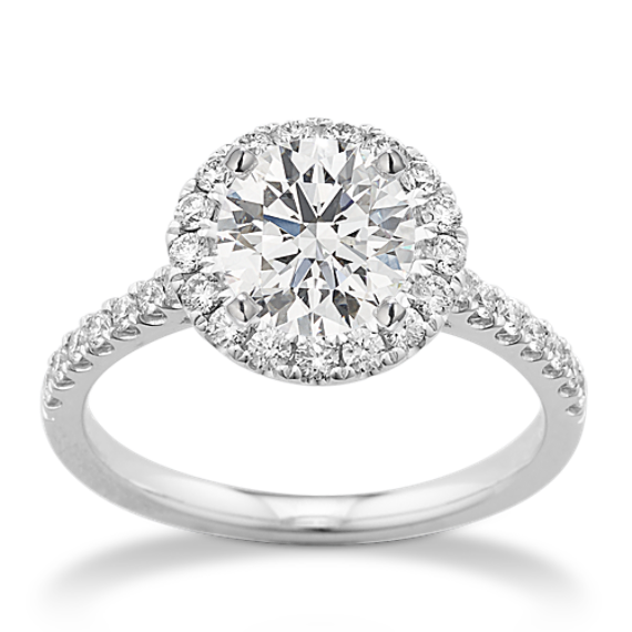 Vista Halo Engagement Ring for 1 ct Round