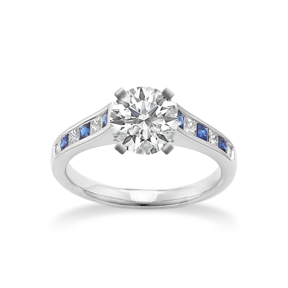 Lucky Toevallig Spotlijster Caspian Cathedral Princess Cut Sapphire and Diamond Channel-Set Engagement Ring | Shane Co. Lucky Toevallig Spotlijster Caspian Cathedral Princess Cut Sapphire and Diamond Channel-Set Engagement Ring | Shane Co.