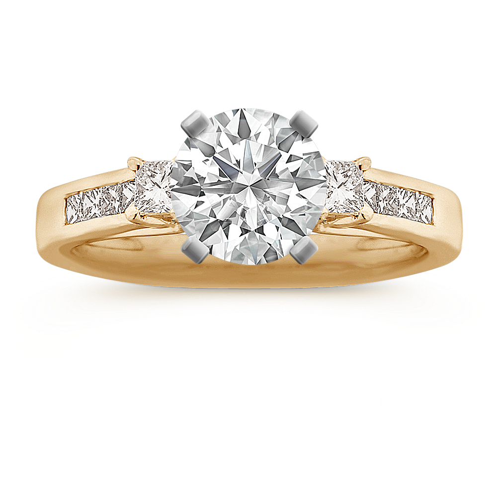 Winslet Three-Stone Engagement Ring