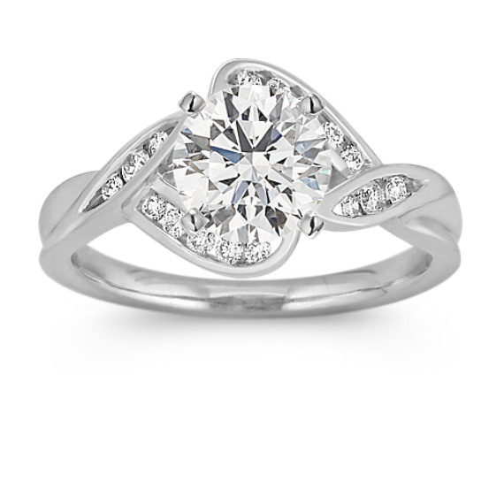 Contemporary Diamond Ring with ChannelSetting Shane Co.