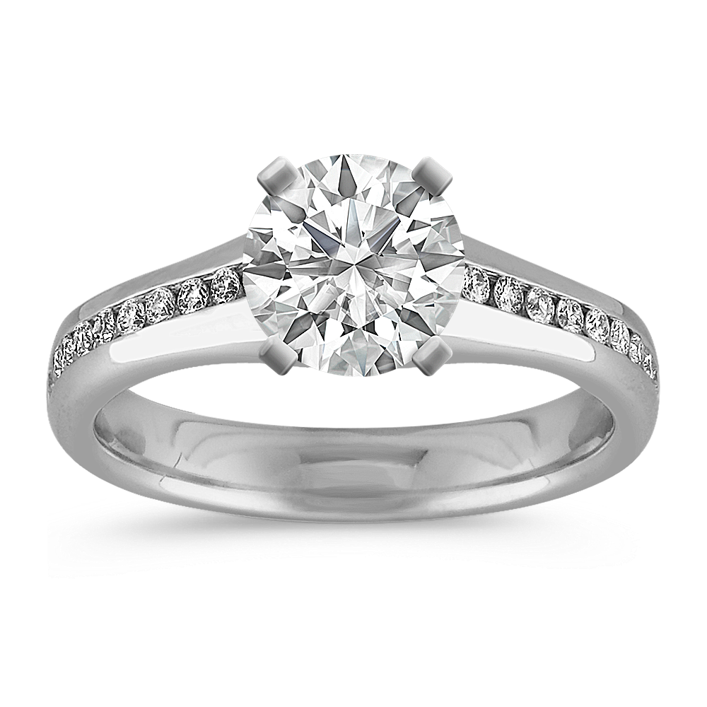 Channel-Set Classic Engagement Ring