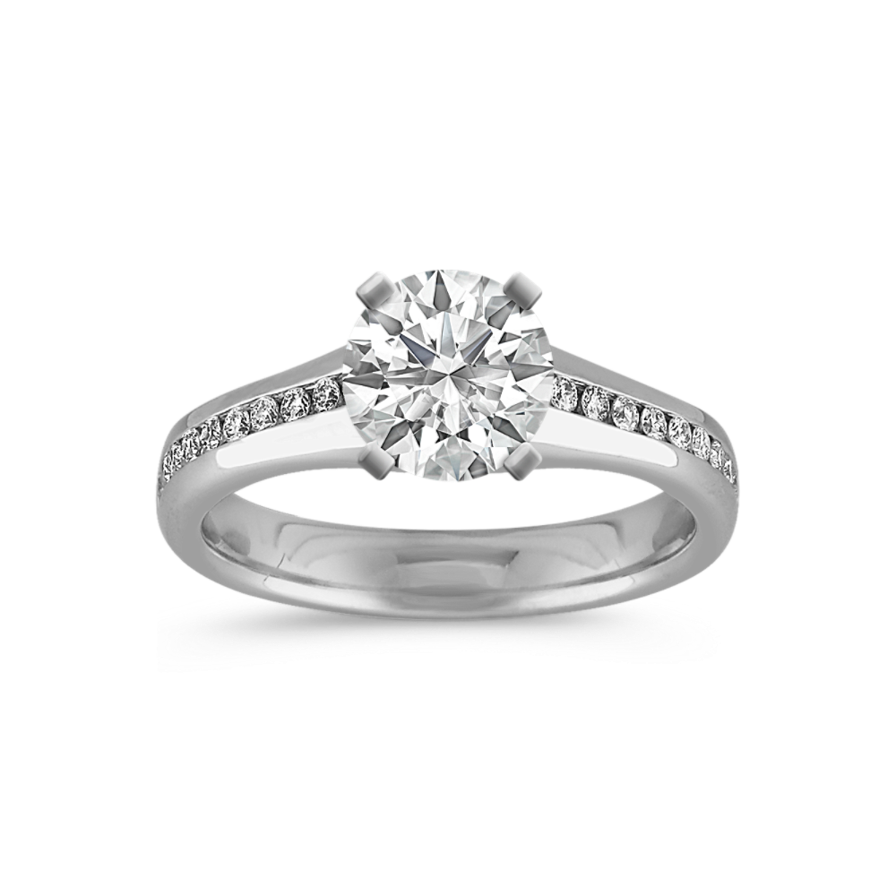 Channel-Set Classic Engagement Ring