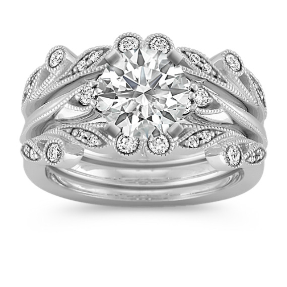 triple band wedding ring set