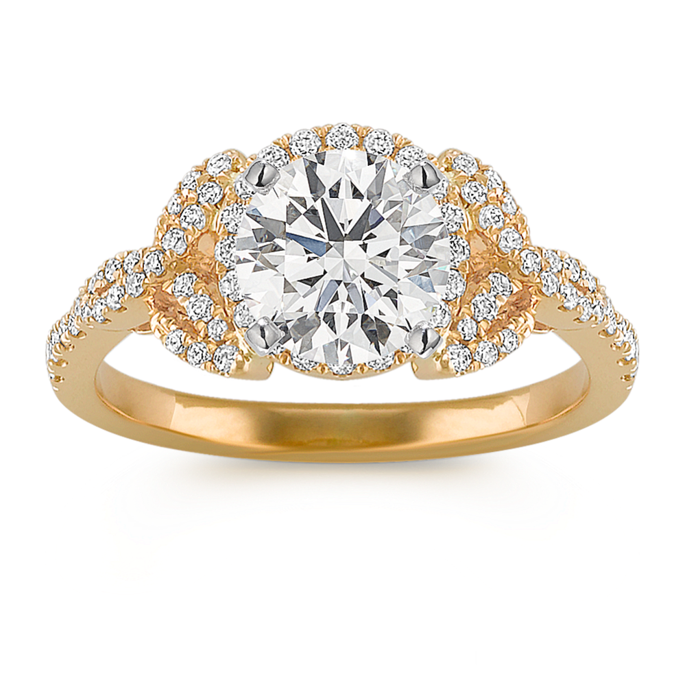 Halo Diamond Ring