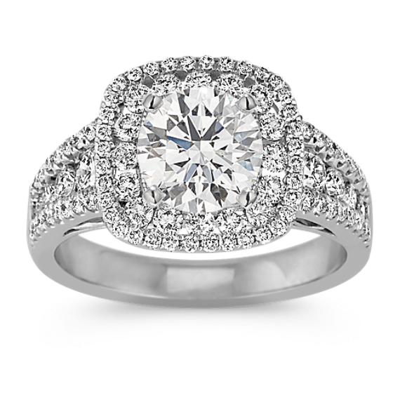 Maxine Double Halo Engagement Ring
